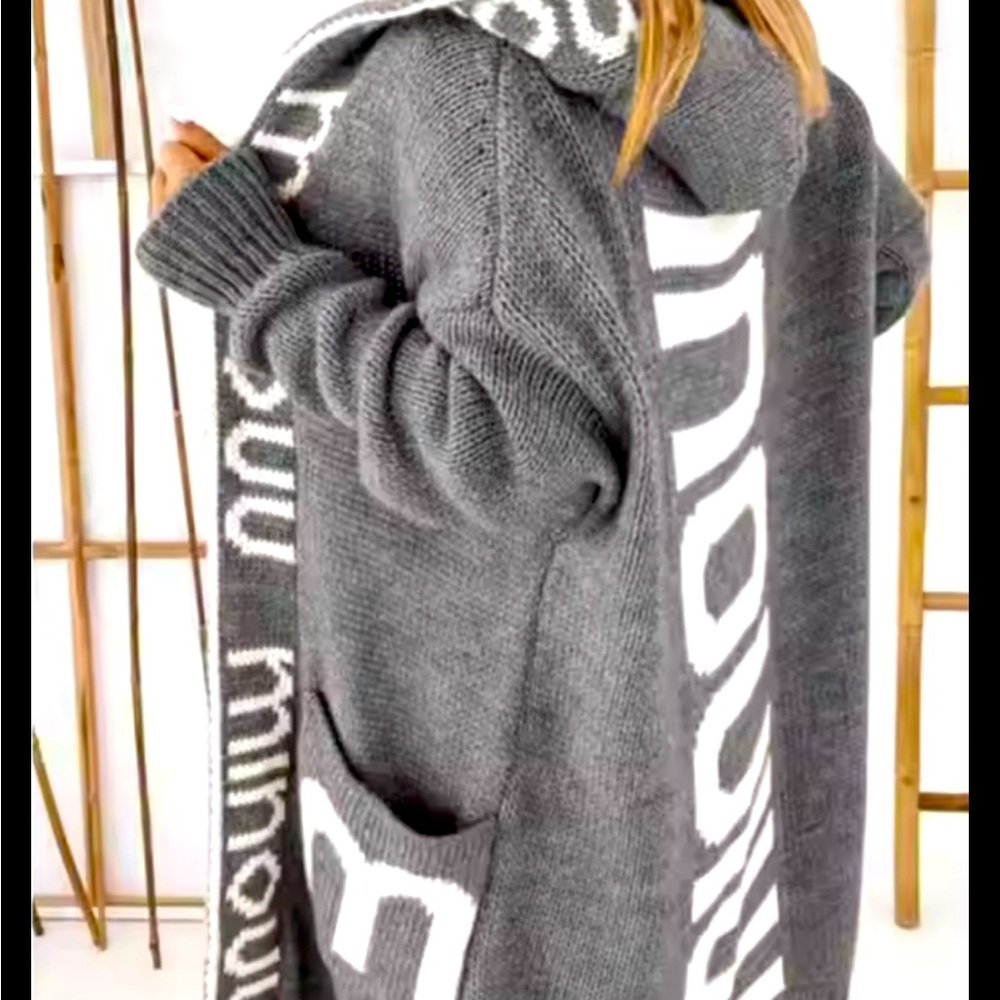 Women’s Long Hooded Cardigan
